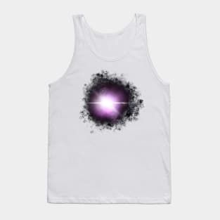 Purple Space Flare Galaxy Design Tank Top